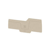 Weidmuller End plate, dark beige, 37.8 x 87.25 x 2.1mm Weidmuller